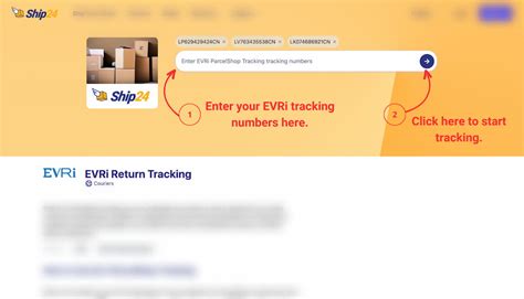 evri parcel returns not received.